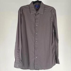 Apt. 9 Long Sleeve Dress Shirt - Elegant Gray
